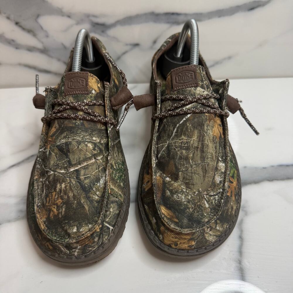 Hey Dude Women's Realtree Edge Wendy Shoes Sz 7 Camouflage Hunt Casual Slip-On - Picture 2 of 7
